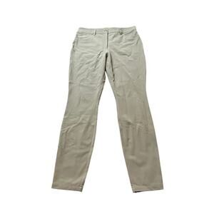 Lululemon City Sleek 5 Pocket 7/8‎ Pant LW5EJ8S Women's Green Size 32 Office